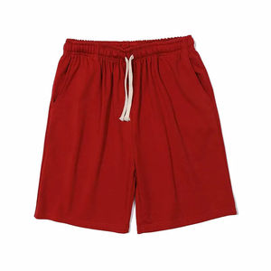 Shorts Bermuda pour Hommes en Coton 100% Écologique, Solides, Non-tissés, Taille Haute, avec Cordon de Serrage, Décontractés - Product Image 6