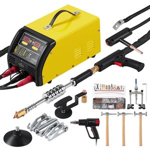 Saldatrice a Punti Professionale 5KW Dual Pro 110V con 10 Modalità, Kit Deluxe per Riparazione Ammaccature in Alluminio e Ferro - Product Image 1