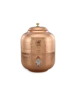 Stylish Copper Water <b>Dispenser</b> Large Water Container with Tap Suitable for Home Kitchen Dining Table Setup - Product Image 5