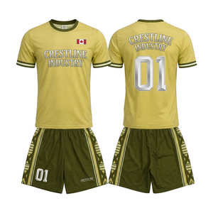 Tenue d'équipe de football personnalisée OEM, maillot et short de football, vêtements de sport respirants, maillots de sport - Product Image 5