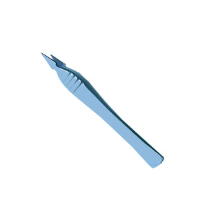 Pince à épiler droite Carmalt de haute qualité, recouverte d'un revêtement bleu, forceps chirurgical en acier métallique, pince à épiler Carmalt - Product Image 4