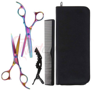 Hot Selling Barber <b>Scissors</b> Sets Razor Sharp Barber <b>Scissors</b> Sets Easy Use Barber <b>Scissors</b> Sets - Product Image 6
