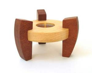 Support de bougie en bois de manguier de qualité supérieure, exquis et fait main, pour la décoration de la maison et de Noël - Product Image 6