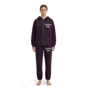Conjunto Deportivo Personalizado para Mujer con Camiseta de Manga Larga y Pantalones Deportivos a Juego para Marcas de Ropa Deportiva para Minoristas Estadounidenses - Product Image 3