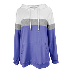 Custom Colorblock <b>Hoodie</b> Wholesale Fleece Pullover Sweatshirt with Yellow <b>Grey</b> & <b>Dark</b> Charcoal Panels - Product Image 5