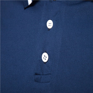 เสื้อโปโลชาย 100% ผ้าฝ้าย ปักโลโก้ได้ แขนสั้น สำหรับขายส่ง เสื้อโปโลชายคุณภาพสูง - Product Image 4