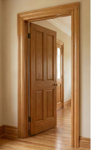 Compre Molduras de Madera Sapele Económicas de Fábrica, Duraderas, Ecológicas, Resistentes a la Humedad, Superficie Lisa, Decoración para Edificios - Product Image 6