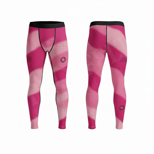 Équipement de fitness personnalisé, leggings de compression pour le yoga, sur mesure, taille haute, pantalon de sport respirant à séchage rapide pour hommes - Product Image 2