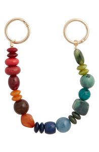 Best Seller Brown Yellow Resin Disc Keychain Double Pendant Key Holder Bag Charm Stylish <b>Car</b> Keyring Fashion Accessory - Product Image 6