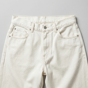Custom <b>Men</b> Wide Leg Denim <b>Jeans</b> Wholesale Casual <b>White</b> Baggy <b>Jeans</b> Cotton Loose Fit Denim Pants Straight Denim Trousers Male - Product Image 6