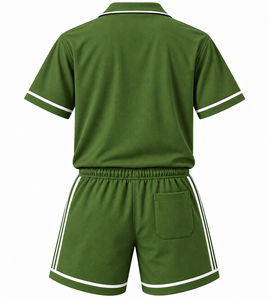 Ensemble de pyjama en satin pour femmes, manches courtes, vêtements de nuit, deux pièces, shorts de détente, taille élastique, printemps été - Product Image 4