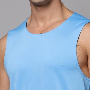 Camiseta sin Costuras para Maratón para Hombre, Ligera, Transpirable, de Poliéster, con Tirantes, de Buena Calidad, para Gimnasio y Deportes - Product Image 2