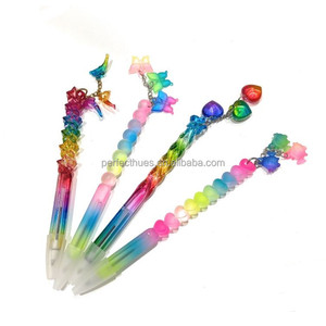 Bolígrafos bonitos al por mayor-Mermaid Tail Hang Charm Pen regalo de recuerdo - Product Image 4