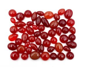 Piedra Preciosa de Ónix Rojo de Primera Calidad, Ónix Rojo Natural en Formas Mixtas para Joyería - Product Image 1