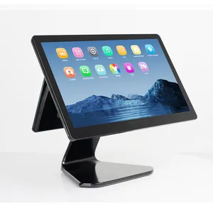 Yazıcı pos tablet ile android 15 inç pos tüm bir makine ile android pos terminali yazıcı kasiyer makinesi yazarkasa