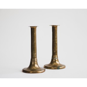 New Arrival Brass Candlestick Holder Set 2 Taper Candle Holders for Home Decoration Christmas Easter Handmade Eco-Friendly <b>Heat</b> - Product Image 4