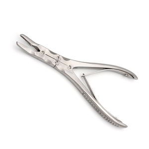 Stainless Steel Ruskin Mini Bone Rongeur Double Action Straight Curved Surgical Instruments Power Source by <b>Blush</b> surgical - Product Image 4