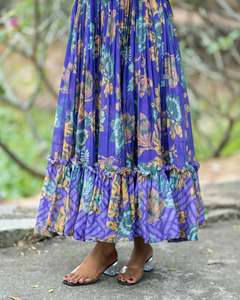 ชุดเดรสยาวพิมพ์ลายดอกไม้สไตล์ลำลองน่ารักแฟชั่นใหม่ประจำฤดูร้อนปี 2026 ของ AARYA แบบหลวมสไตล์ตะวันตก แขนยาวสำหรับผู้หญิง ซักได้ - Product Image 6