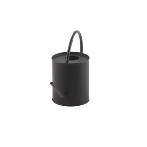 Arrosoir en métal noir avec long bec pour le jardinage, finition peinte durable - Product Image 4