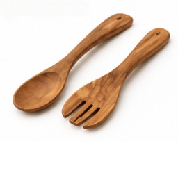 Ensemble d'ustensiles de cuisine 3 pièces en bois d'acacia écologique, très vendu - Outils de cuisson compatibles four et micro-ondes - Product Image 5