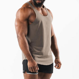 Débardeur en coton ajusté pour homme, coupe profonde, haute élasticité, idéal pour la musculation, les athlètes professionnels et le quotidien - Product Image 4