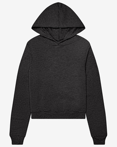Sweat-shirts à capuche pour femmes de qualité supérieure, style streetwear d'hiver, col rond, 100% coton respirant, appliques, logo uni teinté sur le devant - Product Image 1