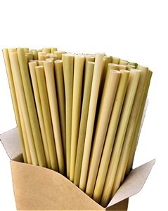 Paille en plastique Alternative à 360 degrés, pailles à boire de l'herbe, babouches de traifle, jetables et écologiques du Vietnam - Product Image 1