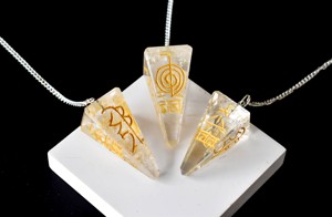 Péndulos Facetados de Cuarzo Cristalino Transparente de Alta Calidad para Decoración, Piedra Preciosa de Alta Calidad con Gravedad - Product Image 6