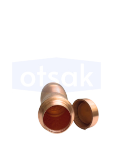 OTSAK - Tapas para Botellas de Agua Portátiles de Cobre Premium, Modernas, Lujosas, con Acabado Martillado, Ecológicas, para Oficina, Exteriores y Hogar, 34 oz, 1000 ml - Product Image 4