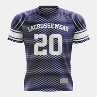 Maillots de lacrosse réversibles imprimés en gros pour filles et garçons, designs personnalisés, entièrement sublimés, uniformes de lacrosse de haute qualité premium
