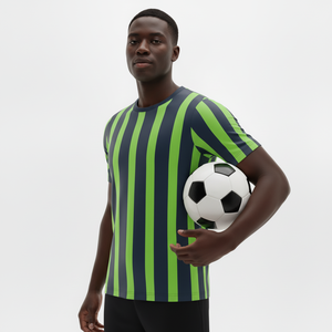 Camisetas de Fútbol Personalizadas al por Mayor, con Logotipo Frontal, Nombre del Jugador, Uniforme del Equipo, 100% Poliéster, Transpirables, Anti UV, Ropa Deportiva - Product Image 1