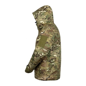 Chaqueta térmica de caza de concha suave a prueba de viento con estampado gráfico personalizado de equipo táctico impermeable de deportes al aire libre y aventura de talla grande - Product Image 3