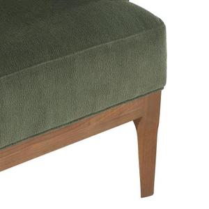 Sillón Moderno Tapizado con Patas de Madera Maciza, Mueble de Salón, Silla de Ocio de Tela, para Dormitorio de Hotel, de Alta Gama - Product Image 6
