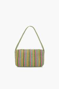 SAMI HANDICRAFTS Beaded Embroidered Lemon Stripe Cross Pattern <b>Mini</b> Bag for Strap Bohemian All Seasons Zipper Women's <b>Mini</b> Bag - Product Image 2