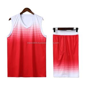 Ensemble de maillots de basket-ball personnalisés pour hommes, impression personnalisée, 100% Polyester, Kit de vêtements de sport respirant et absorbant l'humidité - Product Image 2