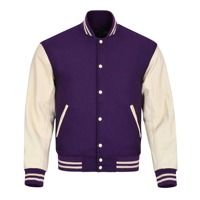 Veste universitaire pour homme en laine/viscose avec rembourrage en coton, écologique et imperméable, options de logo personnalisé, service OEM