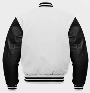 Custom Design 2025 Varsity Wool <b>Jacket</b> Unisex Stand Collar Patchwork <b>Waterproof</b> Plus Size <b>Winter</b> Clothing - Product Image 1