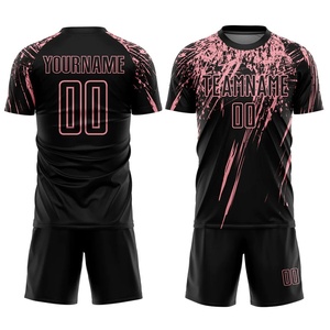 Nuevo Uniforme de Fútbol para Hombre Adulto, Manga Corta, Logotipo Frontal, 100% Poliéster, Nombre del Equipo Personalizado, Transpirable - Product Image 3