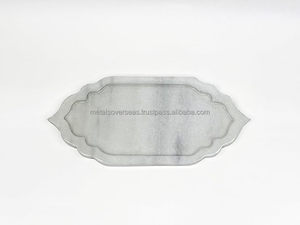 Bandeja de mármol verde grande hecha a mano, decoración de acento de regalo corporativo festivo del extranjero para Diwali y otras ocasiones - Product Image 5