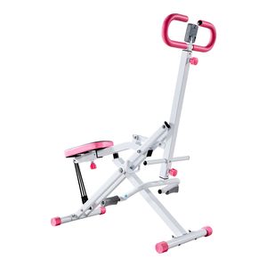 Sistema Palestra Domestica Pieghevole di Facile Montaggio: Macchina per Squat e Vogatore, Allenatore Glutei per Squat Profondi per Esercizi a Casa - Product Image 1