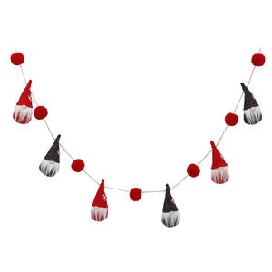 Ornement d'arbre de Noël mignon coloré en feutre de laine fait à la main - Product Image 6