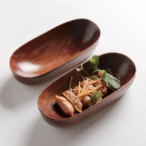 Bol en bois massif avec logo personnalisé, bois d'acacia naturel, bol à salade, bol de service, réutilisable, écologique, vaisselle de cuisine et de table - Product Image 1