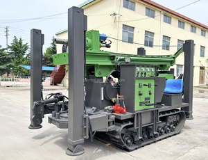 Plataforma de Perforación de Pozos de Agua Montada en Remolque/Ruedas de 150 m, Diámetro de Perforación de 100-300 mm para Perforación DTH en Roca Dura - Product Image 5