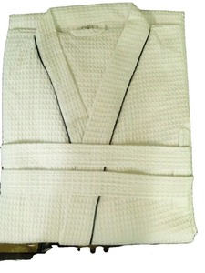 Hotel Customized Size Logo Bathrobe <b>Waffle</b> Cotton Bath Robe Men Women Sleepwear Bathrobe - Product Image 3