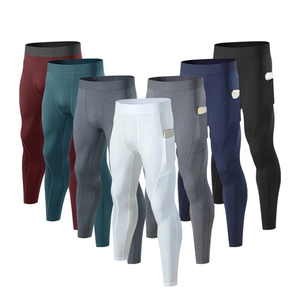 Shorts de sport pour homme, couleur unie, légers, respirants, extensibles, séchage rapide, compression - Product Image 6