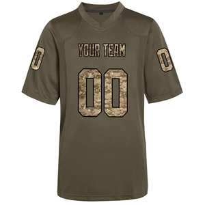 Vente en gros de maillots de football américain à manches courtes respirants pour adultes, sublimation, maillots de football d'équipe personnalisés - Product Image 1
