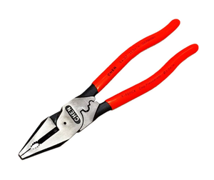 Pince multiprise allemande MIT de type linéier, outil de sertissage métrique de qualité industrielle, poignée souple dentelée en plastique, acier au chrome-molybdène OEM - Product Image 6