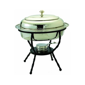 Banquet <b>Serving</b> Metal <b>Dish</b> Built for Holding Warm Food at Events Functions and Parties with Reliable Heat and Solid Frame - Product Image 1