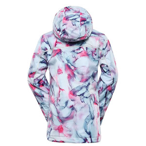Men's Hooded Stand <b>Waterproof</b> Puffer <b>Jacket</b> <b>Red</b> Gray Color Blocking Windproof Polyester Zipper Closure Front Winter Outdoor - Product Image 2