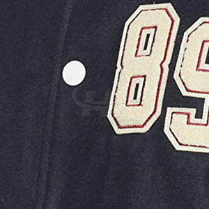 เสื้อแจ็คเก็ต Letterman ออกแบบเองสำหรับผู้ชาย สไตล์สตรีทแวร์ คุณภาพสูง แห้งเร็ว คอตั้ง โลโก้ด้านหน้า - Product Image 5